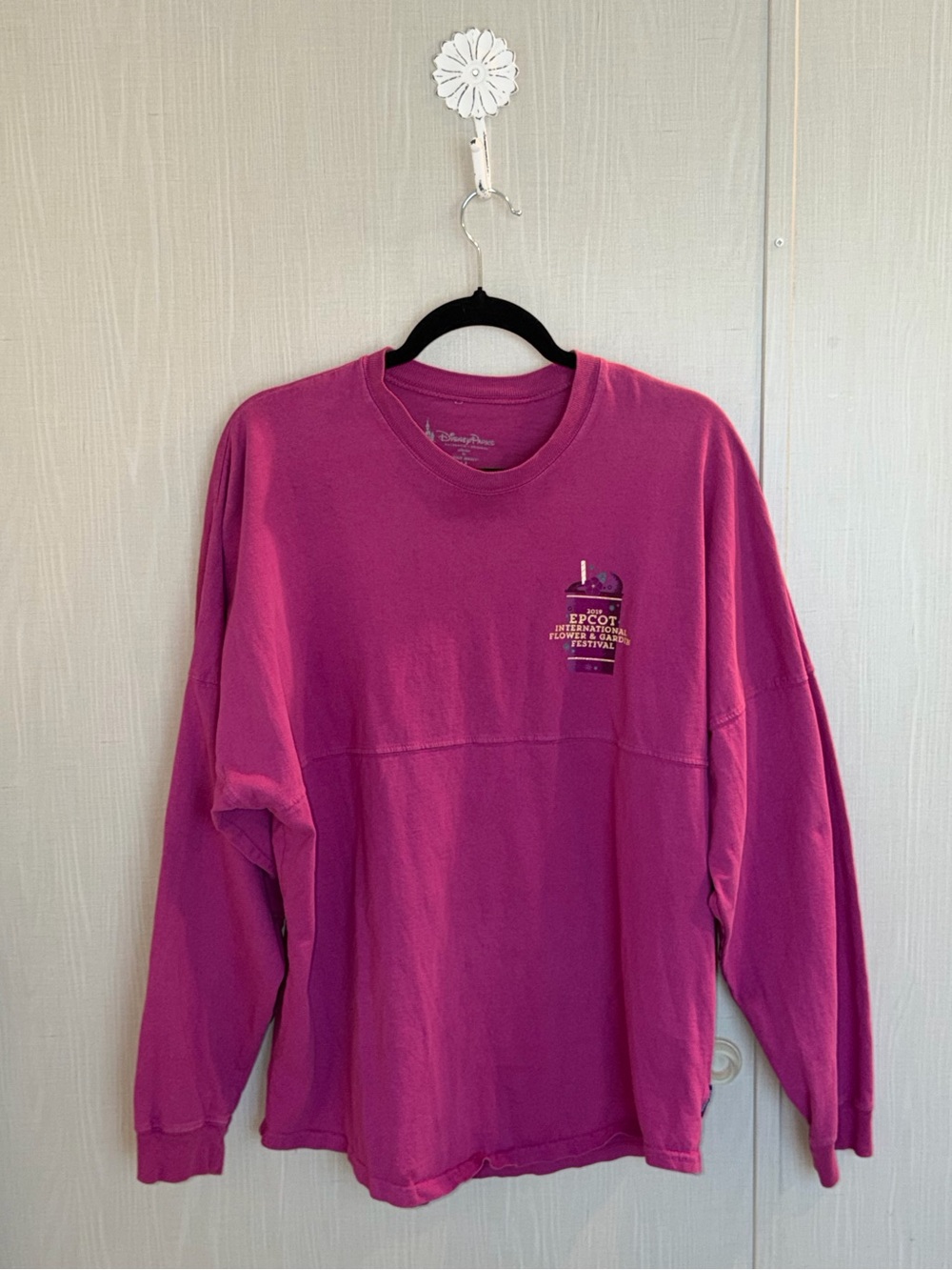 Disney Parks 2019 Epcot Spirit Jersey Adult Medium Flower & Garden Zest Fest